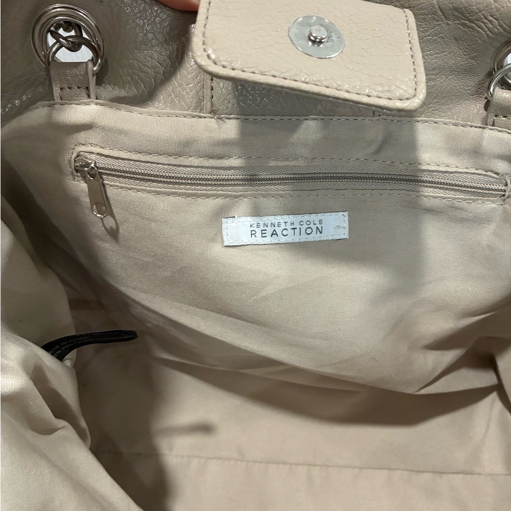 Kenneth Cole Reaction Beige Women's Tote Bag - Picture 6 of 13